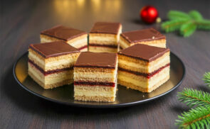 Meggyes mézes krémes