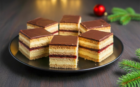 Meggyes mézes krémes