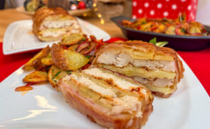 Csirke alagút burgonyával