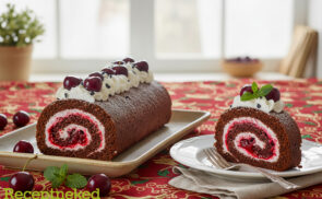 Fekete-erdő piskótatekercs