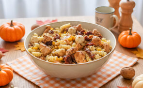 Aszalt paradicsomos tésztasaláta