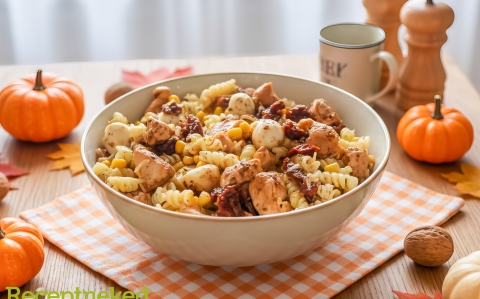 Aszalt paradicsomos tésztasaláta