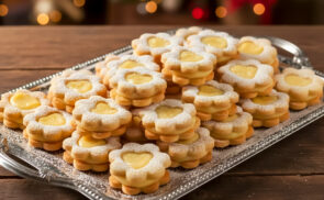 Tojáslikőrös ünnepi keksz