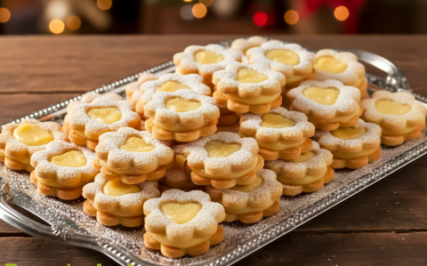 Tojáslikőrös ünnepi keksz