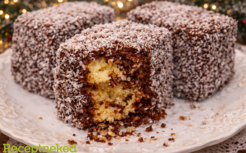 Klasszikus kókuszkocka mézes tésztával