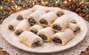 Omlós mákos és lekváros rudacskák