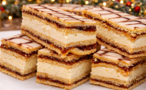 Citromos, szilvalekváros ünnepi süti