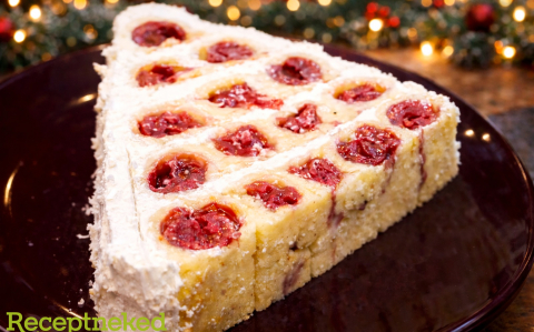 Havas háztető meggyel