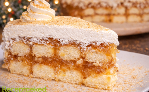 Alma torta sütés nélkül