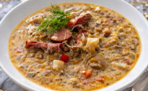 Szilveszteri korhely lencseleves