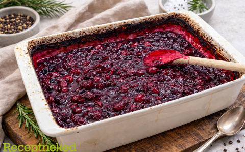 Vörösboros erdei gyümölcs mártás