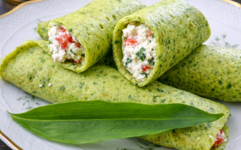 Medvehagymás palacsinta