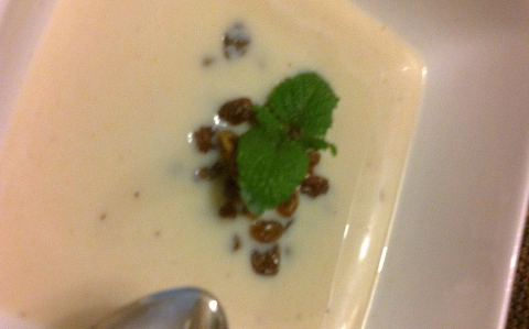 Édes gesztenyekrémleves